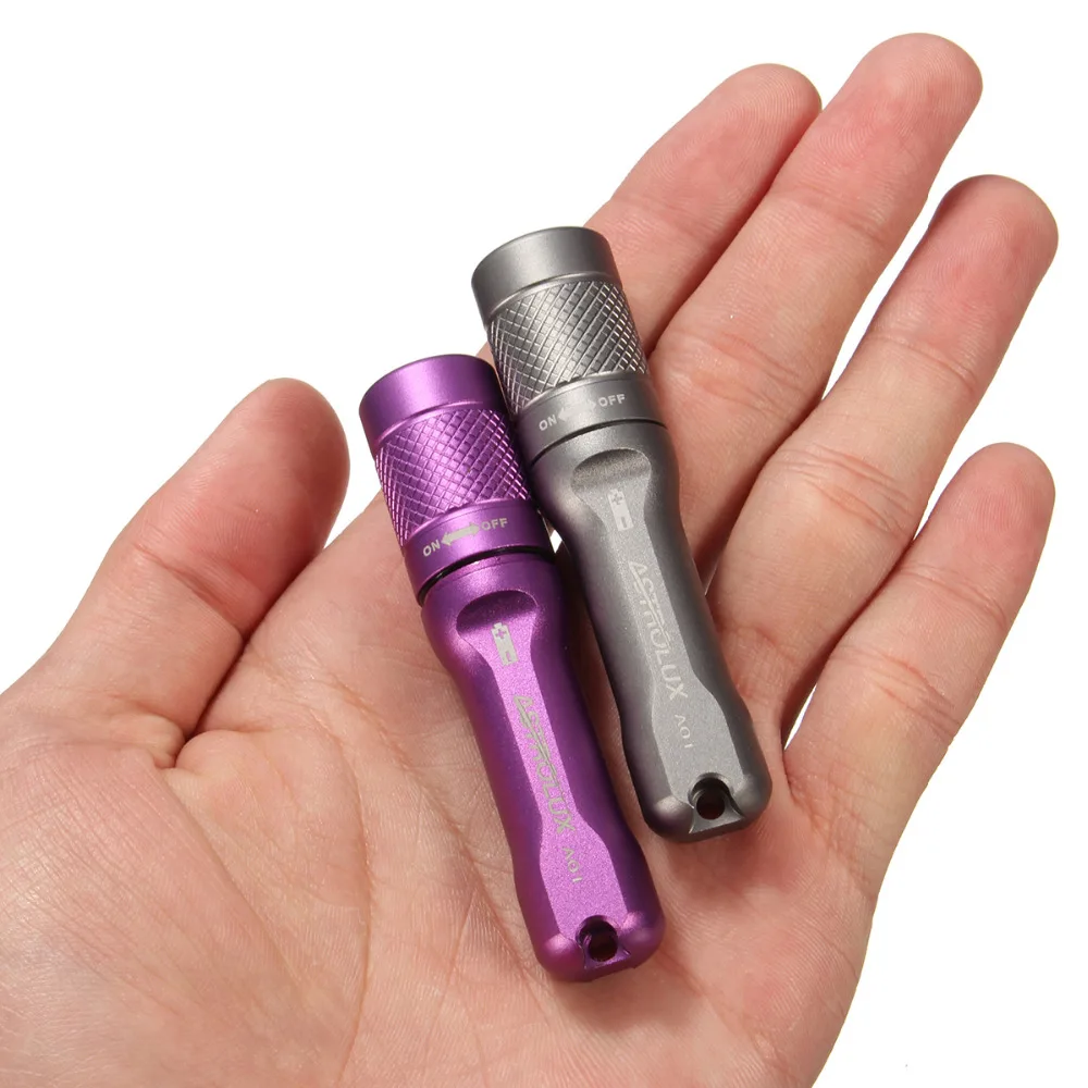 Astrolux A01 Waterproof 102LM 4 modes Mini Keychain Key chain Nichia 219B Led light Flashlight lamp AAA Torch