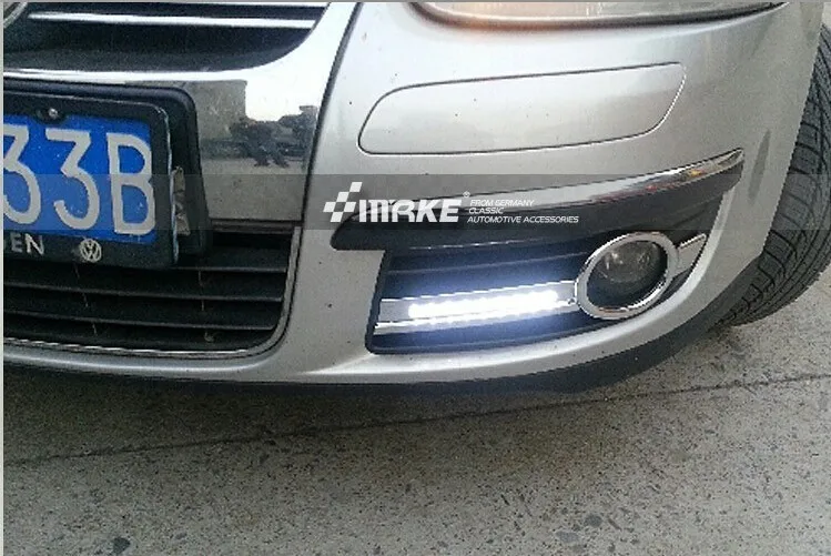 EOsuns светодиодный Противотуманные фары светильник DRL для VW Jetta Sagitar golf 5 Вариант bora