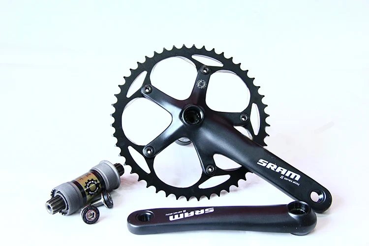 Fixed Gear Road Bike Cranks and Chainwheels / Sram S100 Crank with 48T