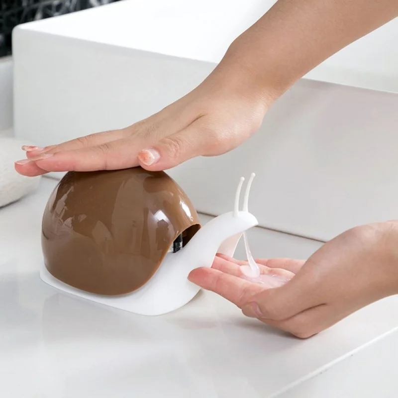 

Snail Shape Liquid Soap Dispensers Hand Sanitizer Lotion Bottle Pressing Type Liquid Soap Dispensers Bath Storage Accessories