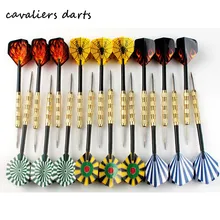 Рыцарские дротики 18 шт./партия из стального твердого наконечника Дартс с красивым полетом для электронный дартс пластиковые древки для Дартса 18 г