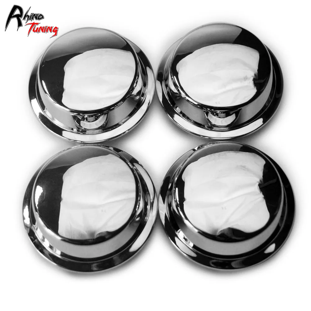 

4pcs 74mm 64.5mm Silver Chrome Finished Wheel Hub Center Caps from Rims Cover Car Accessories