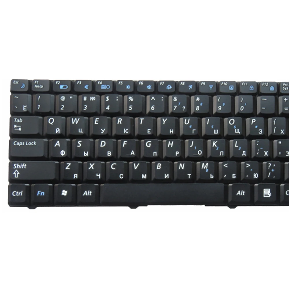 GZEELE New Notebook Laptop keyboard for SAMSUNG NP-R519 R519 R517 Black Russian RU version - V02066