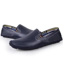 2017 Luxury Plus Size Flat Men Shoes Loafers Slip-on Moccasins Soft Flat Men Driving Shoes Boat Shoes Big Size 45 46 47