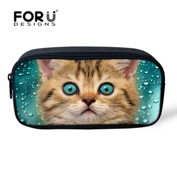 

Children Pencil Bags Cute Cat Holder Pencil Case Multi Women Cosmetic Bag Zipper Kids Boys School Pen Pouch Student Stationery