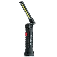 Портативный прожектор 5 Вт светодиодный COB USB Перезаряжаемый фонарь с магнитом 10 Вт Гибкая инспекционная лампа Беспроводная Рабочая лампа аварийный Lanternas