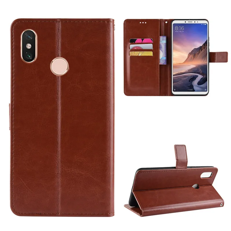 xiaomi leather case cover Xiaomi Mi Max 3 Case Mi Max 3 Case Flip PU Leather Back Cover Phone Case For Xiaomi Mi Max 3 Max3 MiMax3 Global Version Case 6.9 xiaomi leather case chain