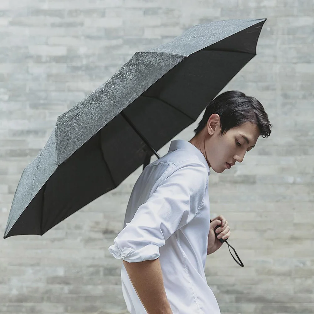 Baratos 2019 paraguas plegable Original tubo de aleación de aluminio práctico impermeable sombrilla de protección solar lluvia y sol paraguas de viaje