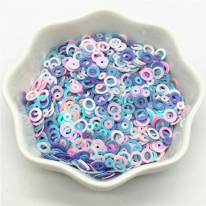 10 г Moon Star Dot Flower Charms блестка для ногтей 1 5 мм розовый синий белый фиолетовый микс