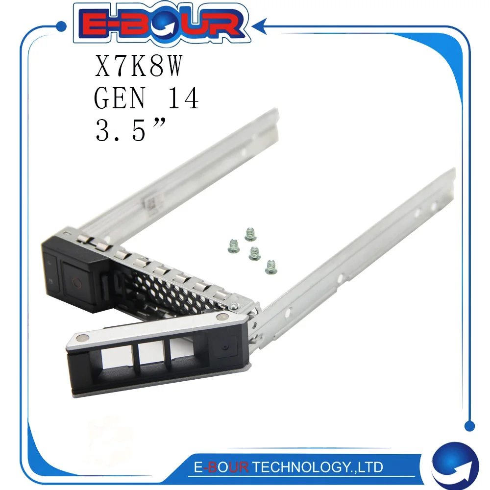 Новинка поддон для жесткого диска X7K8W 3 5 дюйма Dell Gen 14 R640 R740 R940 кронштейн сервера