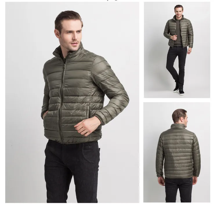 Мужская осенне-зимняя куртка BACHASH, мужские однотонные дышащие куртки, мужские уличные пальто, парка chaqueta hombre размера плюс S-3XL - Цвет: Армейский зеленый