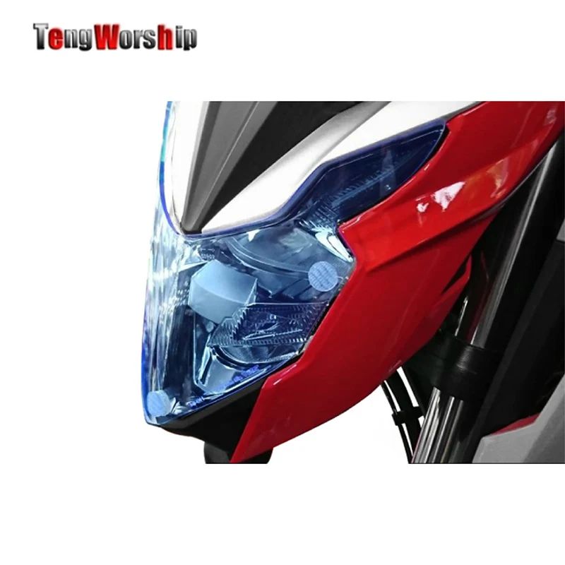

TENGWORSHIP For Honda CB500X Motorcycle Accessories ABS Headlight Protector Cover Screen Lens