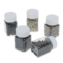 1000 шт микро-кольца микро-Обжимные бусины микро-бусины для волос Силиконовое кольцо/звенья/бусины для наращивания волос 6 цветов