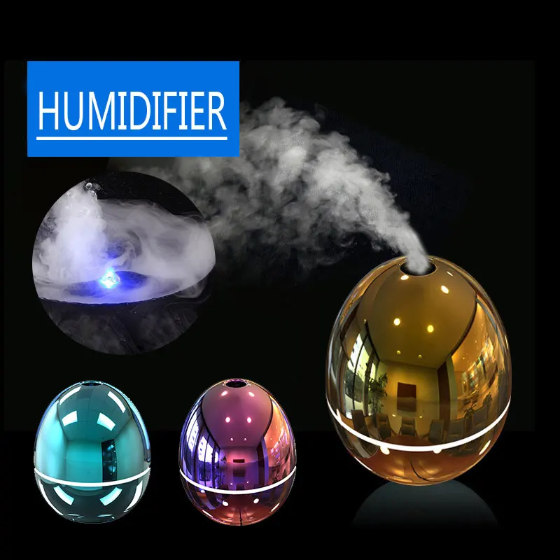 

2019 Drop Shpping Egg Shape Ultrasonic Humidifier Mist Maker Exquisite Mini Gifts Aromatherapy Humidifier for Fatigue Relieving