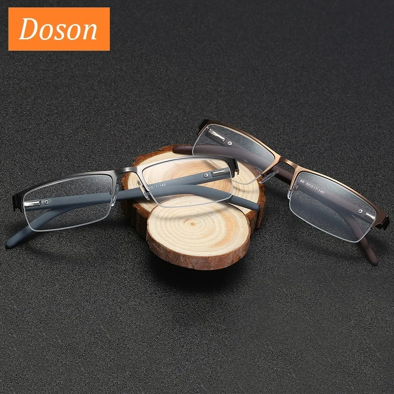 

Fashion Semi-Rimless Metal Reading Glasses Men Women Aged Clear Lens Unisex Presbyopic Eye Glasses Male Eyewear Oculos De Sol