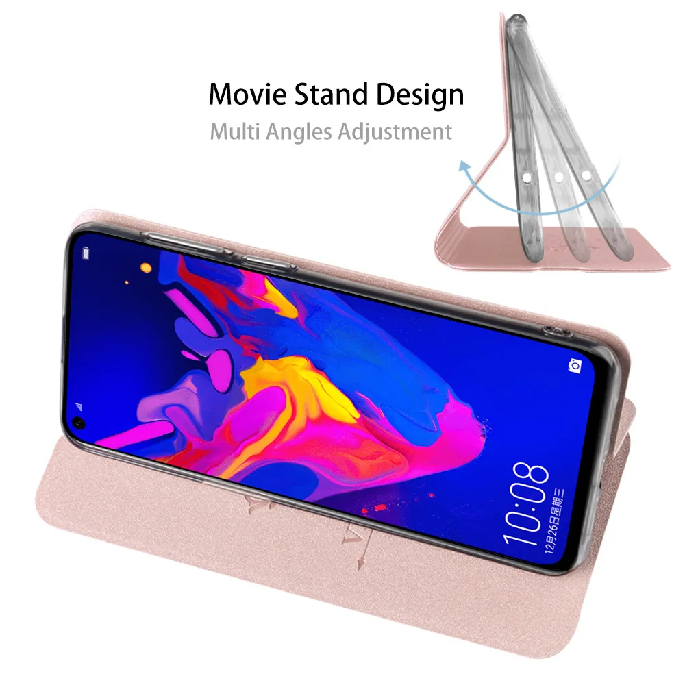 Чехол для Honor V20 чехол Huawei View 20 флип MOFi оригинальный роскошный из ТПУ книжка
