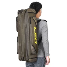 3 Слои мешок рыболовной удочки для рыбалки, игрушки для хранения сумка рюкзак для Удочка крышка Шестерни Снасти Сумка Чехол 80 см/90 см