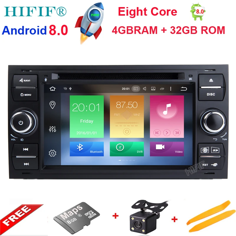 Discount IPS 2 din Android 8.0 Car DVD GPS for Ford Focus S-max Transit Fiesta Galaxy Fusion Connect Headunit with 4G/WIFI Radio OUT 0 Discount IPS 2 din Android 8.0 Car DVD GPS for Ford Focus S-max Transit Fiesta Galaxy Fusion Connect Headunit with 4G/WIFI Radio OUT 0