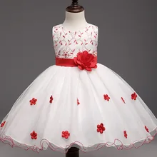 Весна и Летнее платье принцессы платье Обувь для девочек с цветочным принтом платье с цветочным узором для девочек