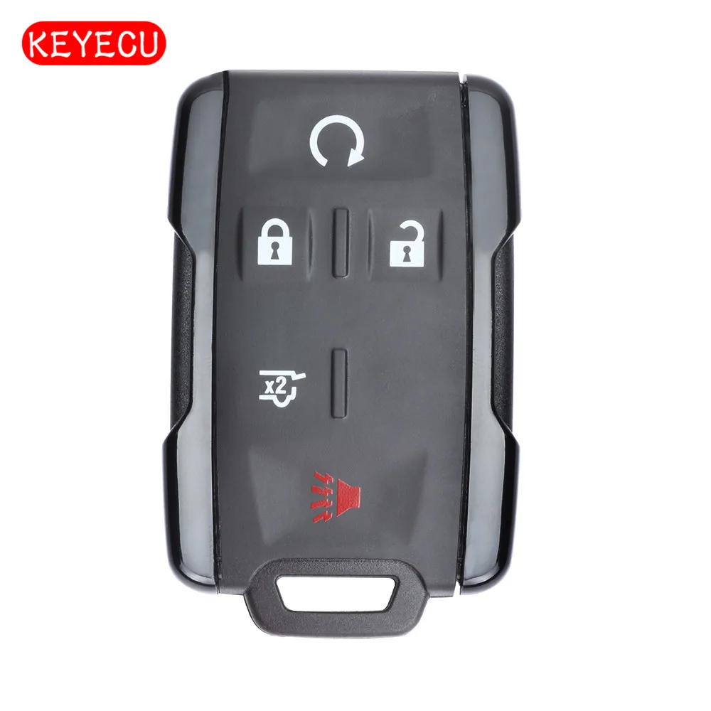 Чехол для дистанционного автомобильного ключа Keyecu с 5 кнопками FOB Chevrolet Silverado 1500 2500