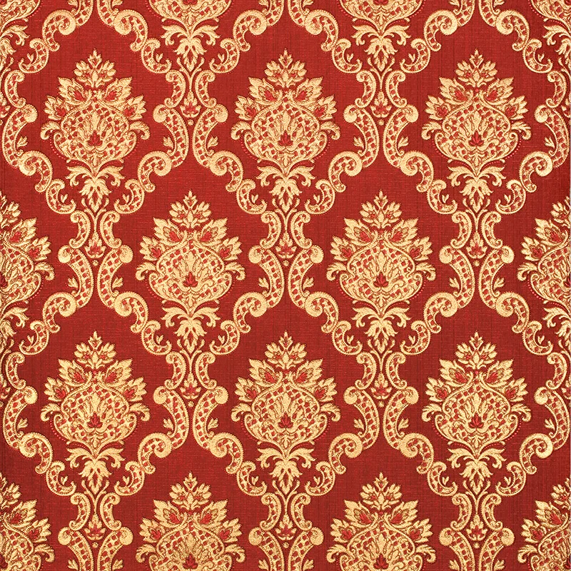 3d Gold Luxury Wallpaper 3d Damascus Mural Wall Paper Roll