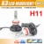 1 Set 50 W 6000LM X3 HA CONDOTTO il Faro H1 H4 H7 H8 H9 H11 9005 9006 9012 H13 9007 ° LUMILED ZES Chip Fanless All-in-one Car Lampade