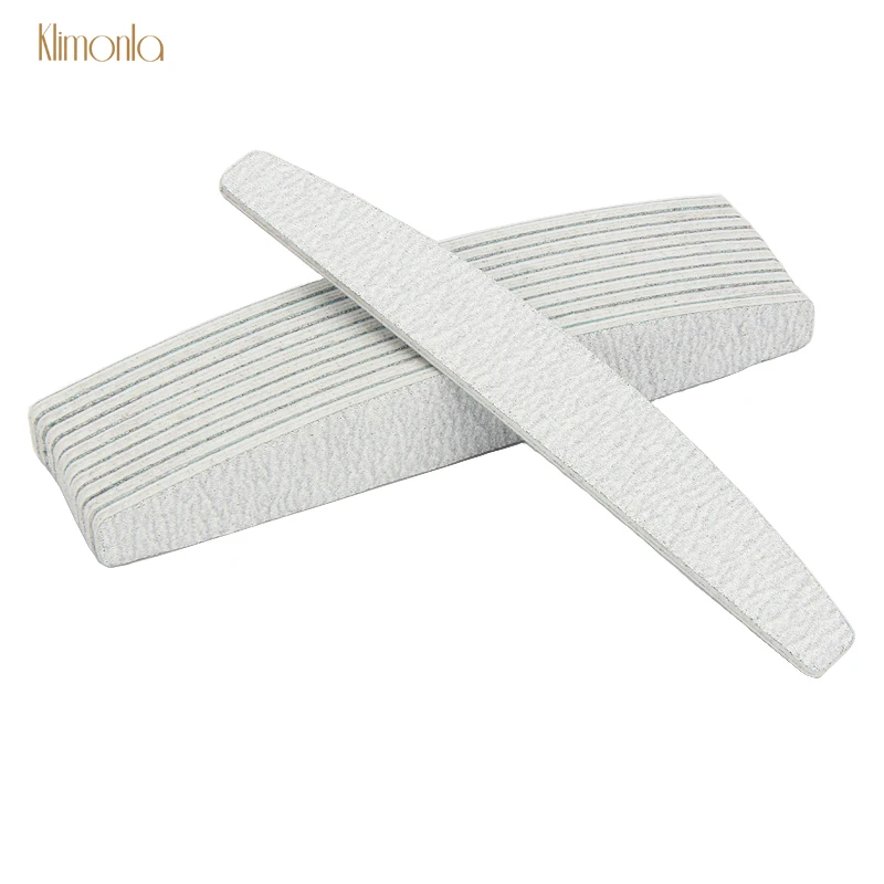 

7pcs Nail Art Buffer Sanding Files Tool 100/180 Half Moon Polishing Buffing Blocks Manicure Care Sandpaper Nail File