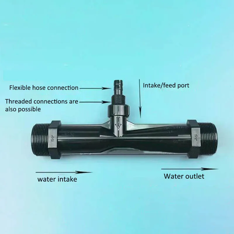 Venturi Fertilization System fertilizer injector  Plastic Venturi Automatic fertilizer Fertilizer Syringe 3/4 1/2 Irrigation