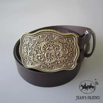 Bronze Plated Craft Flower Western Belt Buckle W Dark Coffee Color Genuine Leather Belt Gurtel Boucle de ceinture Free Shipping
Bronze Plated Craft Flower Western Belt Buckle W Dark Coffee Color Genuine Leather Belt Gurtel Boucle de ceinture Free Shipping