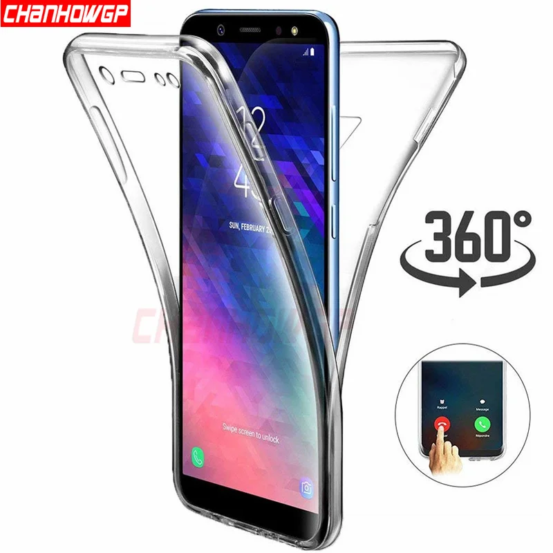 Двойной силиконовый чехол для Samsung Galaxy S7Edge S8 S9 S10 S20 Plus A10 A20 A30 A50 A70 A21S A31 A51 A71 A01 A11 A41 A5