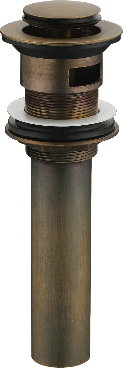 

Free shipping Antique bronze clour 1.5" Diameter Pop up drain with overflow
