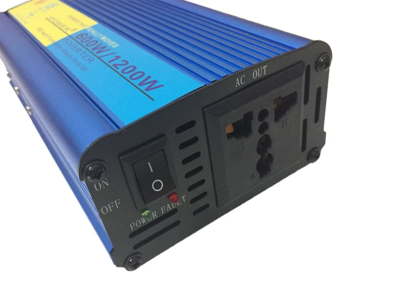 600 w 1200 w Pico de Pot&ecirc;ncia Total 12 v DO CARRO DC para 220 v AC 230 v 240 v Conversor fornecimento de energia de Onda Senoidal Pura Inversor de Energia Solar