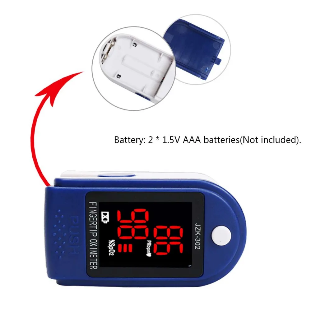 Монитор давления светодиодный цифровой SpO2 пальцевой Пульсоксиметр кислородный датчик уровня насыщения крови домашний сенсорный монитор