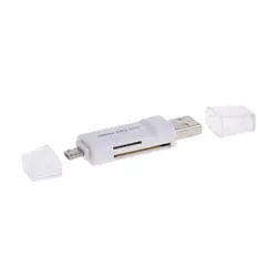 Micro USB OTG к USB 2,0 адаптер Micro SD кардридер для смартфона планшета