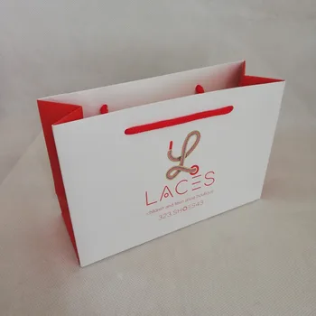 

500pcs/lot Custom Paper Shopping Tote Bag Personalized Sizes and Colors Thick Cardboard Paper for Store Gift Package Print Brand