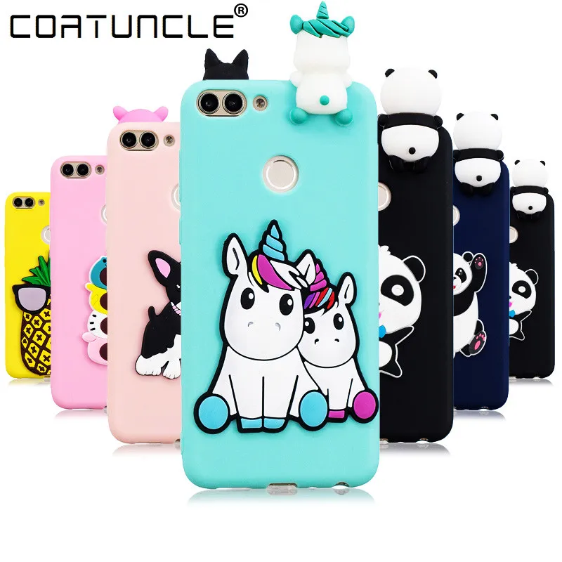 

P Smart Soft TPU Case on sFor Coque Huawei P Smart case Cover sFor Fundas Huawei Enjoy 7S Cover Cartoon Dolls Toys Phone Cases