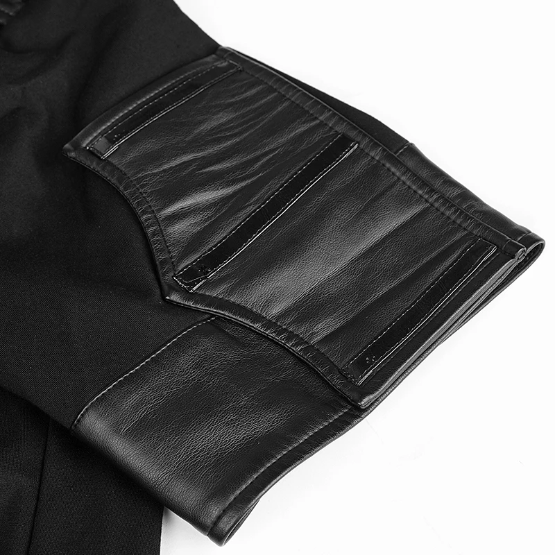 T shirt homme gothique à manches courtes style rock de couleur noir T shirt homme gothique à manches courtes style rock de couleur noir