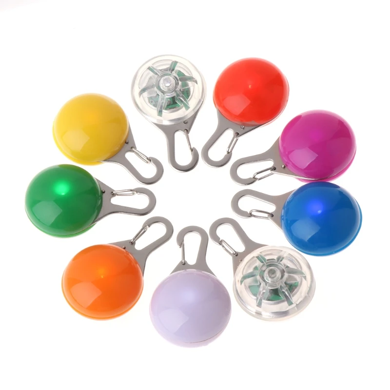 

2019 Dog Accessories Pet Pendant Safety LED Flash Light Glow Collar Puppy Dogs Cat Luminous Identify