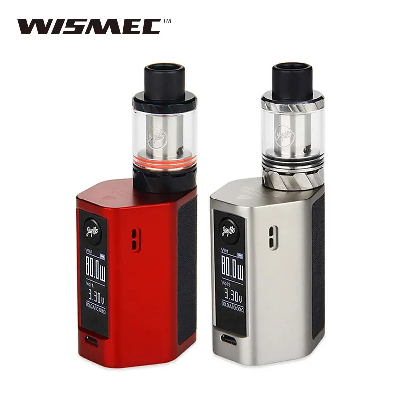 

Clearance WISMEC Reuleaux RXmini 80W TC Kit 2100mAh Battery & Reux Mini Tank 2ml Atomizer By JayBo RXmini Box Mod TC 80W Vaping