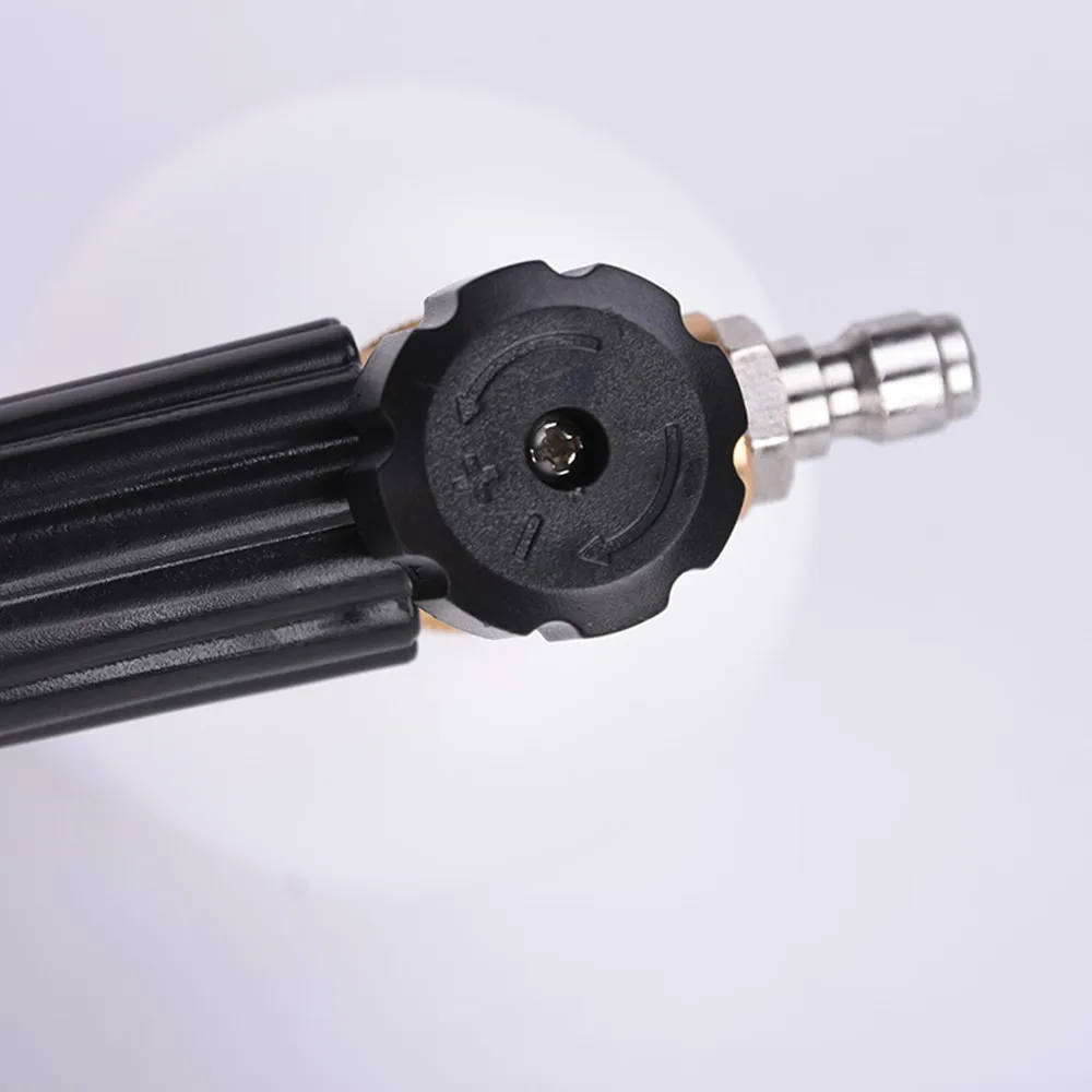Lança de Alta Espuma de Neve Hnyri Pressão Conector Rápido Lavadora Garrafa Arma Sabão Spray Bicos Água Jet Bomba Adaptador Canhão 1l 1 - 4 11 conector rapido lavadora garrafa arma espuma de 010