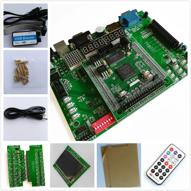 

TFT 2.8 320X240+USB Blaster + altera fpga development fpga altera board SOPC NIOS II board EP4CE6F17C8N chip LCD