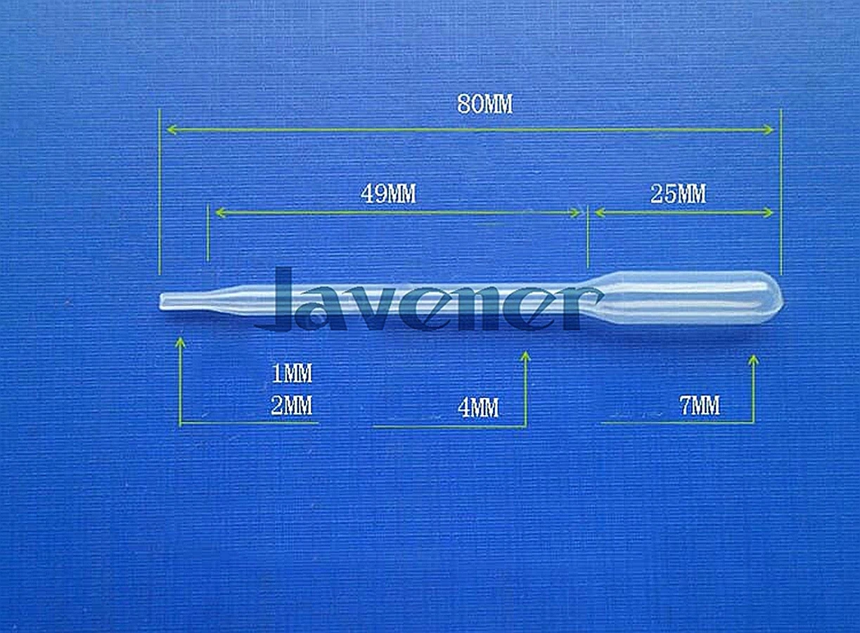 100 шт. 1 мл/2 мл/3 мл/5 мл/0,5 мл Прозрачный pipettessafe пластиковая капельница для глаз передачи Градуированные пипетки