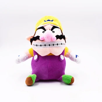 

22cm Super Mario Wario Plush Doll Toys Stuffed Sitting Wario Peluche Doll Toy For Children Christmas Gift Free Shipping