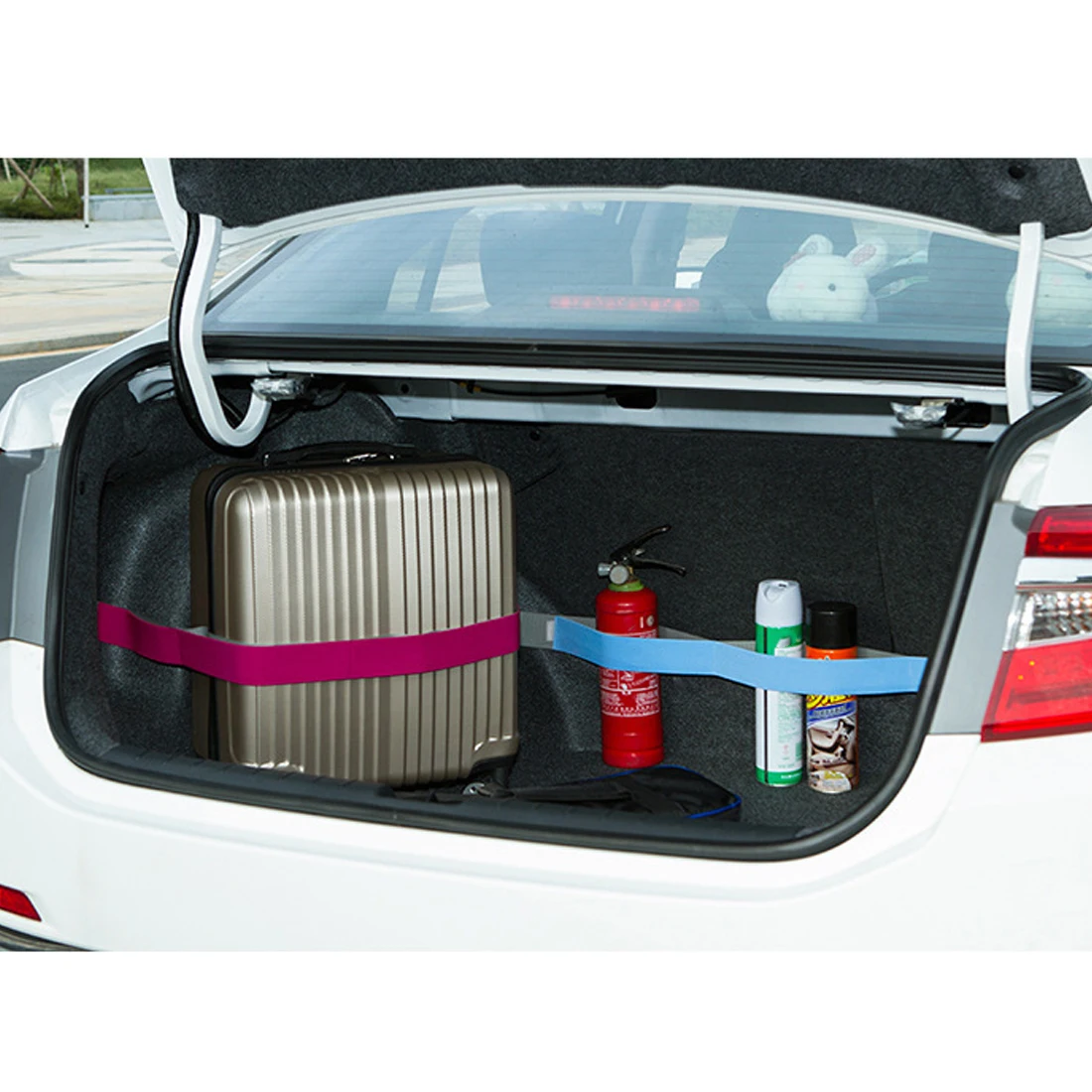 Dewtreetali Car Trunk Organizer Elastic Car styling Color