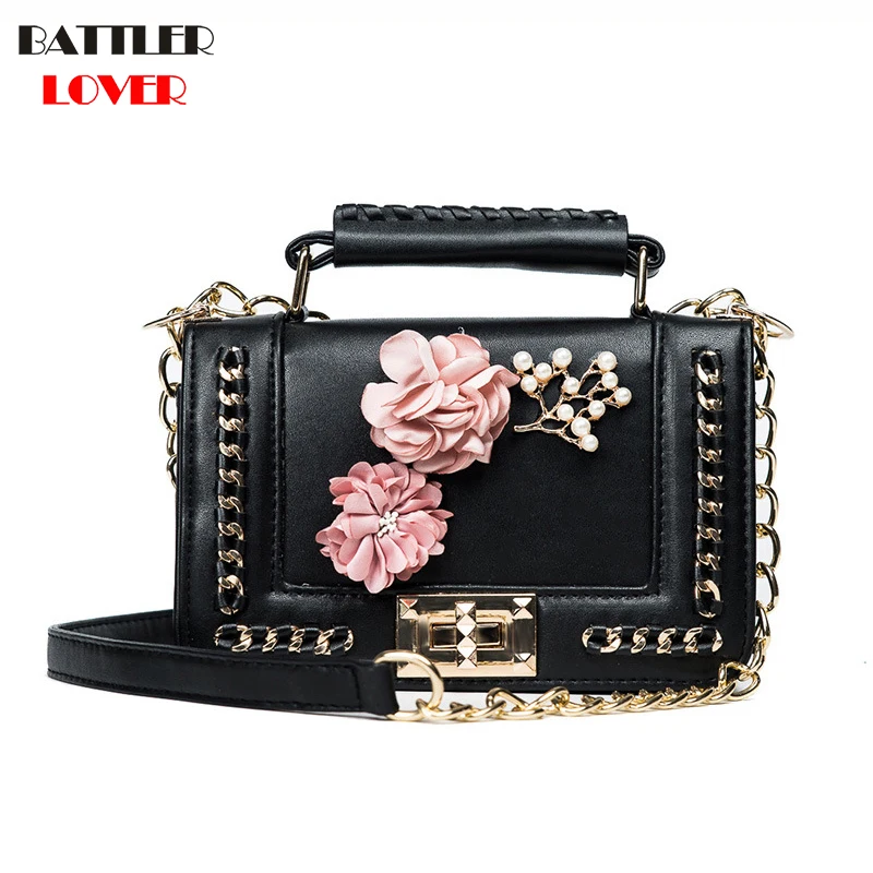 2018 3D Flower Design Womens Small Clutch Bags Handbags Crossbody Bags Girl Shoulder Messenger Bag Women Mujer Handbag for Women