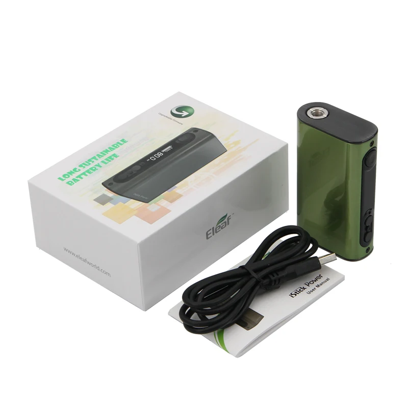 Оригинальный Eleaf iPower TC 80 Вт мод 5000 мАч встроенный Батарея бокс для электронных