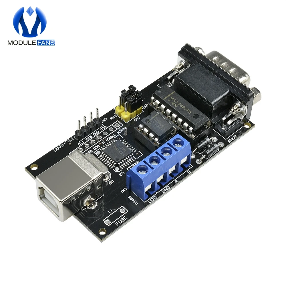 Стандартный USB преобразователь FT232BM/BL FTDI для RS232 TTL UART RS485 плата модуля контроллера