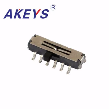 

10PCS MSKT-42D01 MINI slide switch 4P2T SMT SMD 12 pin 2 position mini toggle switches micro slide switches