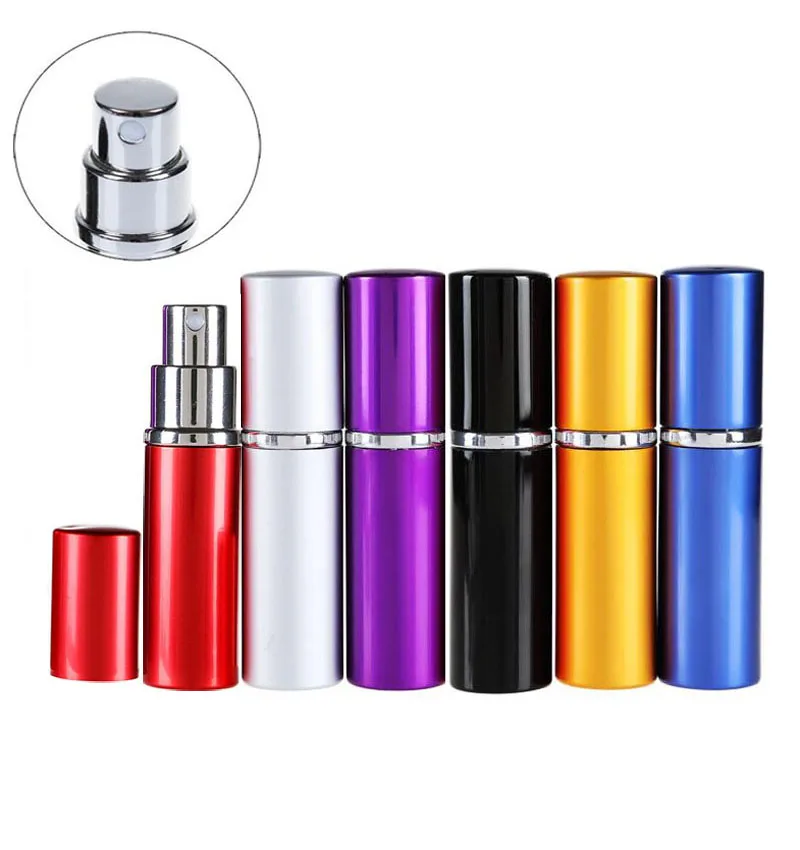 

Bittb Mini Spray Perfume Bottle Travel Refillable Empty Cosmetic Container Perfume Bottle Atomizer Aluminum Refillable Bottle
