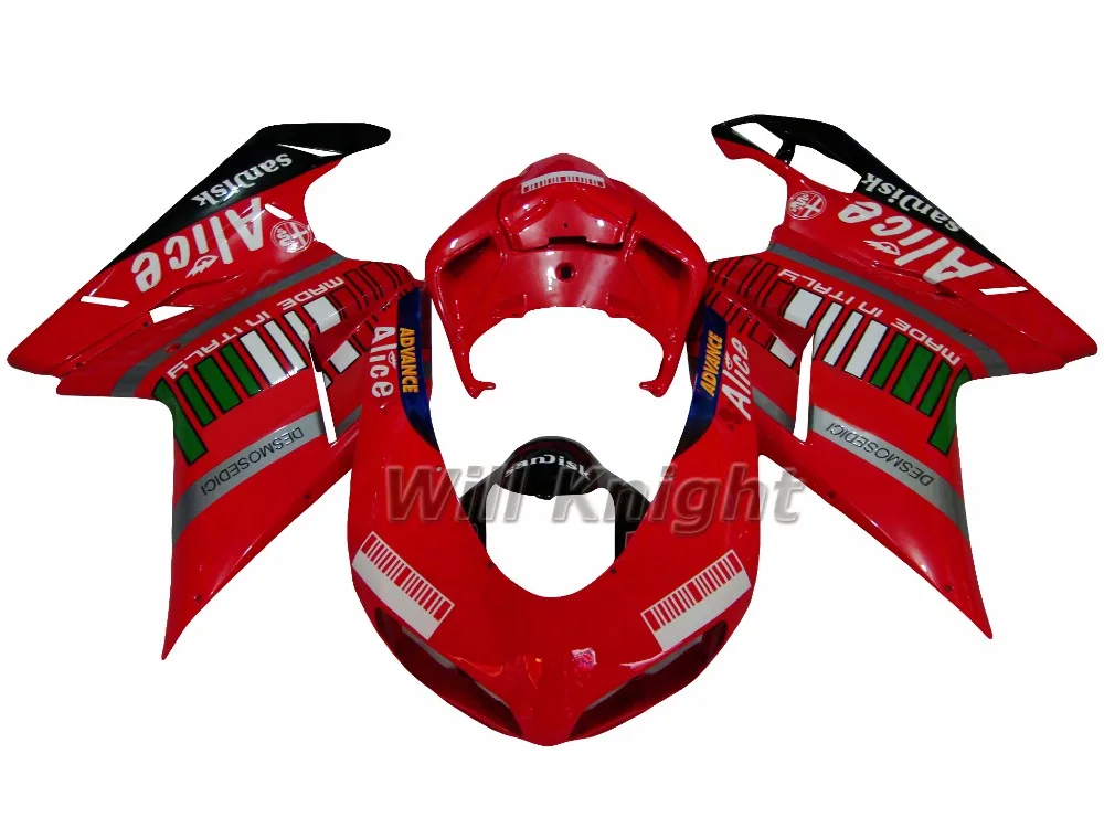 Красный для тела крышка Ducati 848 1098 1198 2007 2008 2009 2010 2011 | Автомобили и мотоциклы